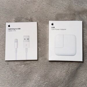 Certified Apple Charger + Cable